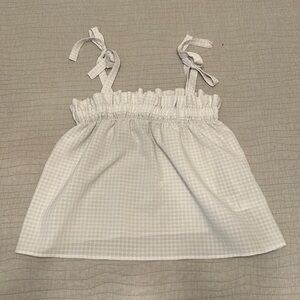 LIKE NEW DIVIDED BY H&M TIE STRAP TOP WHITE - Size Medium SKU:73